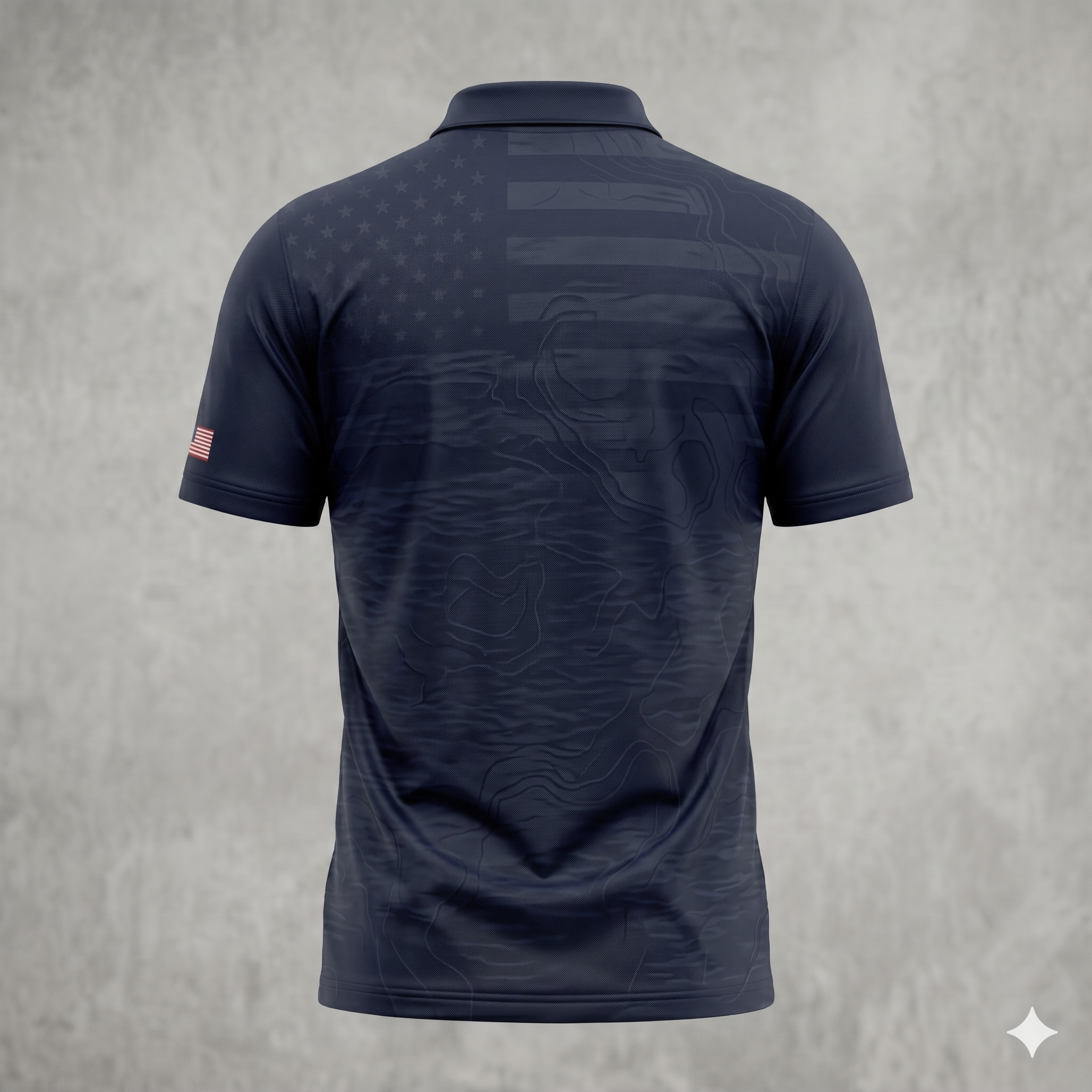 Premium American Bass Angler Men’s Performance Fishing Polo Shirt